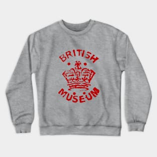 Library Stamp Special Collections British Museum 1920s Crewneck Sweatshirt